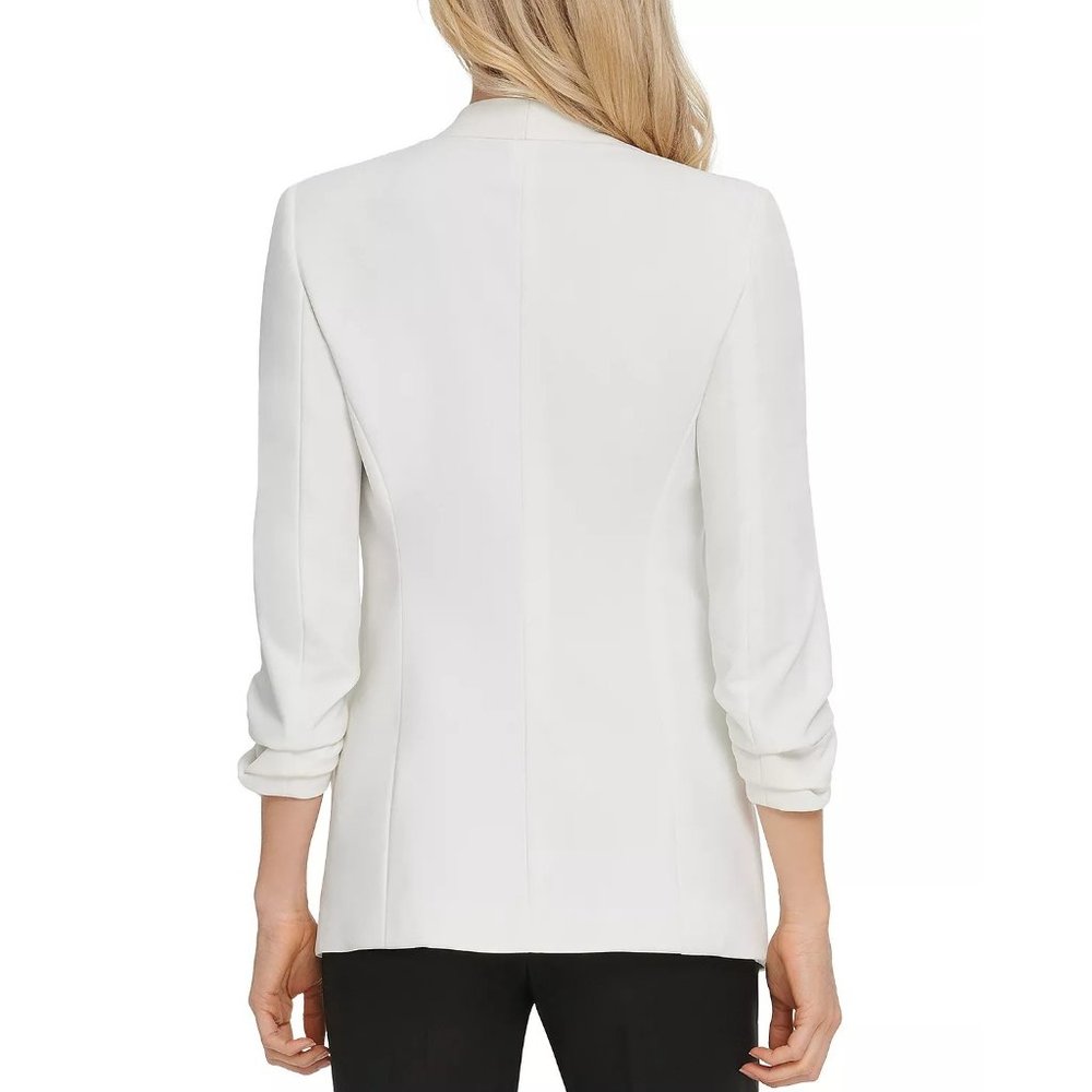 DKNY Open-Front Jacket in Ivory - Size XS NWOT - Picture 2 of 2